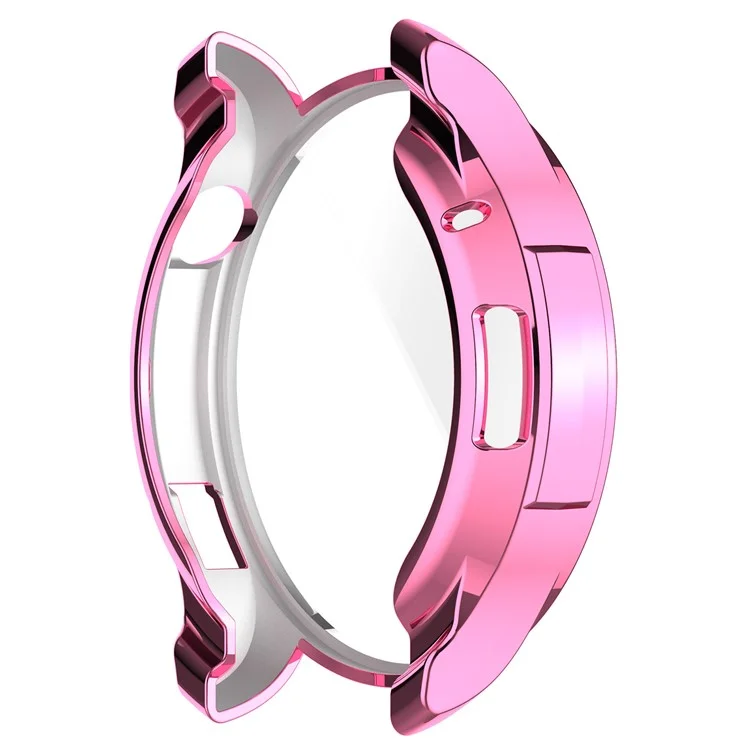 Für Huami Amazfit GTR 4 46mm All-inclusive Watch Protective Cover Weiche TPU Kratzfestes Elektroplattenkoffer - Rosa