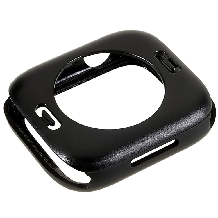 Rurihai Pour Apple Watch Series 8 / 75 mm Couvercle de Cadre PC Avec Imprimerie de la Soie en Verre Tempilement HD Impression de Montre en Verre Trempé HD Protecteur