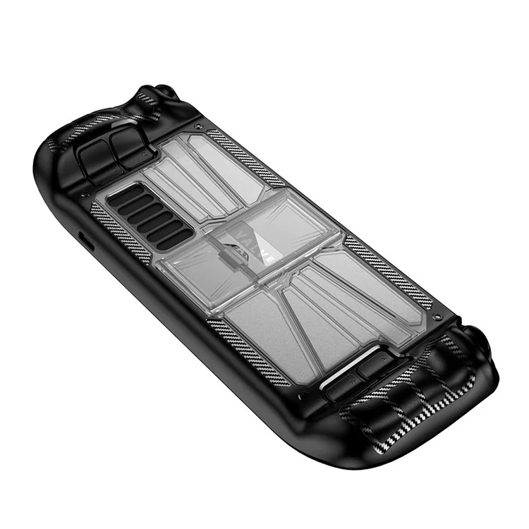 PC+TPU Protettivo Custodia Per Steam Deck, Succhio Succhio Console Concetalla Cassed Design Sanseve - Trasparente