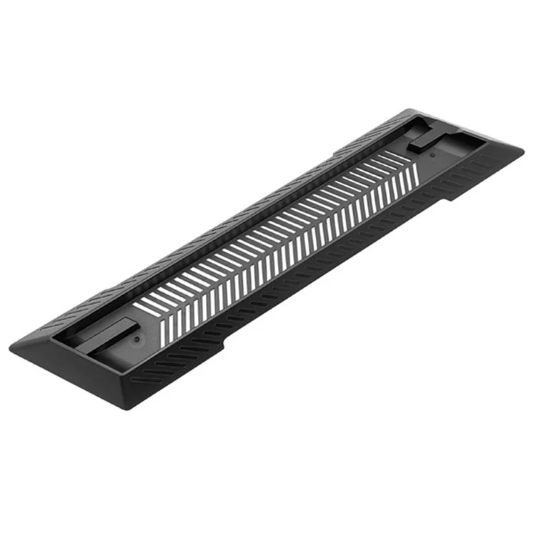 KJH KJH-PS4SLIM-01 For PS4 Slim Game Console Upright Stand Holder Heat Dissipation Base - Black