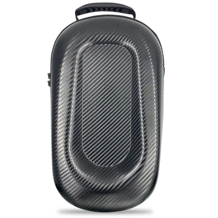 Para Oculus Quest 2 VR Travel Carrying Case Hard Organizer Storage Bag Virtual Reality Headset Pouch - Carbon Fiber Texture