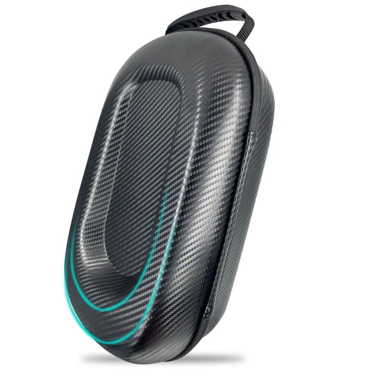 Para Oculus Quest 2 VR Travel Carrying Case Hard Organizer Storage Bag Virtual Reality Headset Pouch - Carbon Fiber Texture