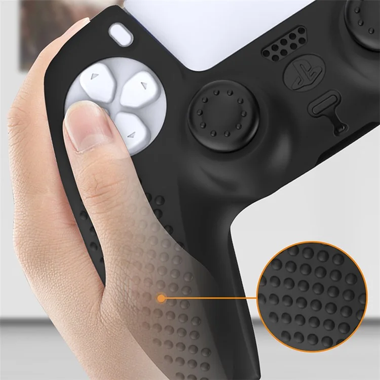 DSP-824 Für Sony PlayStation 5 Controller Silikon-Schutzhülle Protector Sleeve Rocker Cap Cover Trigger Key Kit