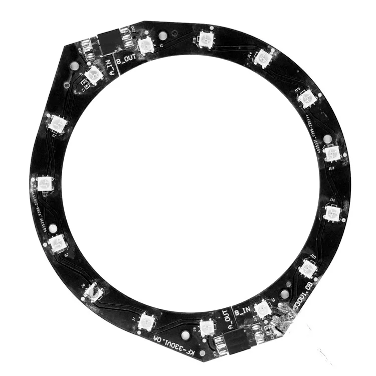 KF-330 Pour Sony Playstation 5 RGB LED Ring Light, 7 Couleurs 400 Effets Accessoires de Décoration de Jeu Kit de Bande Lumineuse Pour la Console PS5