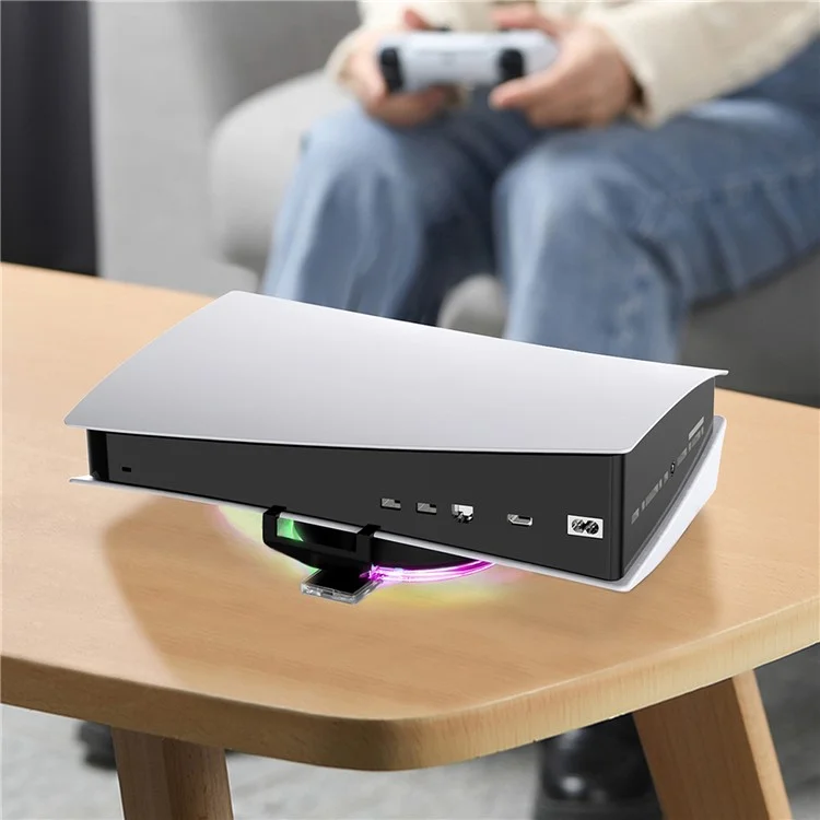Консольная стойка с RGB-светодиодами DSP-823 для PS5, регулируемая консольная подставка для PlayStation 5 Console