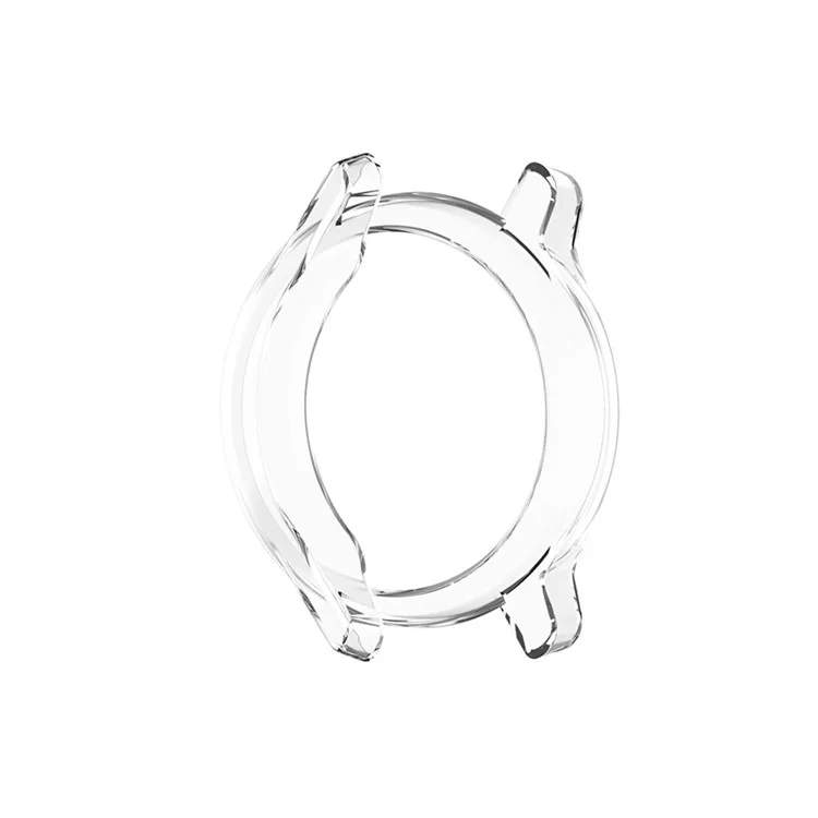Para Garmin Vivomove Luxe / Style Transparent TPU Smart Watch Frame Protective Case - Transparente