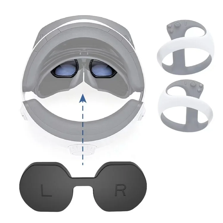 PGTECH GP-513 Защитный чехол для линз PS VR2 Пылезащитный силиконовый чехол для линз