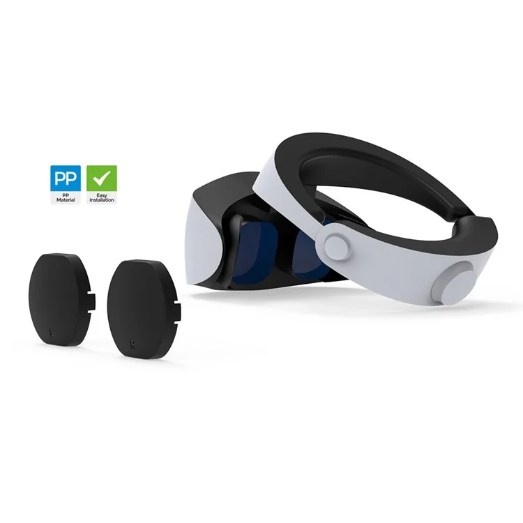 DOBE TP5-2522 2Pcs Eyewear Lens Cap for PS VR2 Helmet Dust-proof Lens Cover