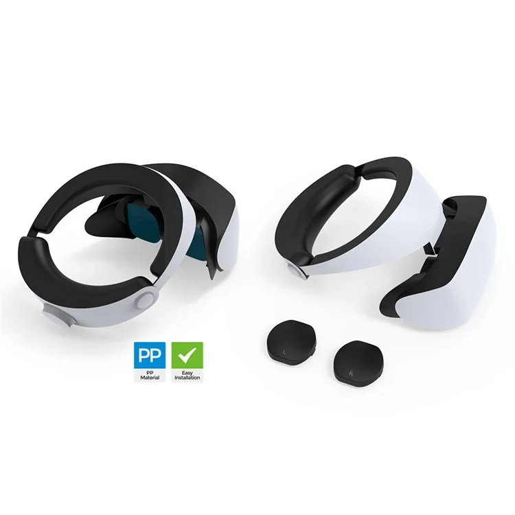 DOBE TP5-2522 2Pcs Eyewear Lens Cap for PS VR2 Helmet Dust-proof Lens Cover