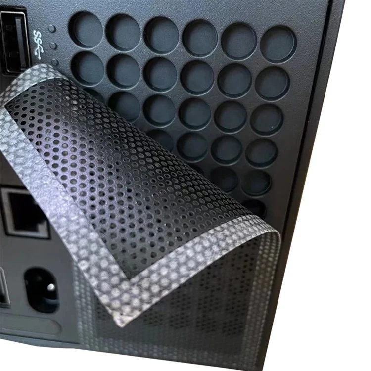 Para Xbox Series X 2 Conjunto Mesh Dust Cover + 2 Par Rocker Cap PVC Heat Dissipation Dust-proof Net