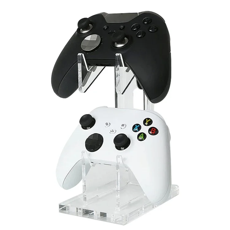 For PS4 / Xbox One / Switch Game Controller Holder Desktop Gamepad Storage Holder - Transparent