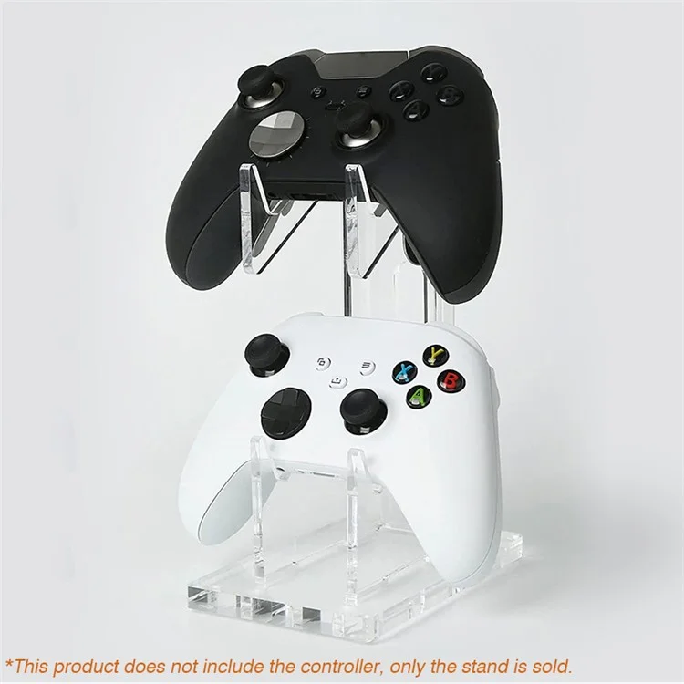 For PS4 / Xbox One / Switch Game Controller Holder Desktop Gamepad Storage Holder - Transparent