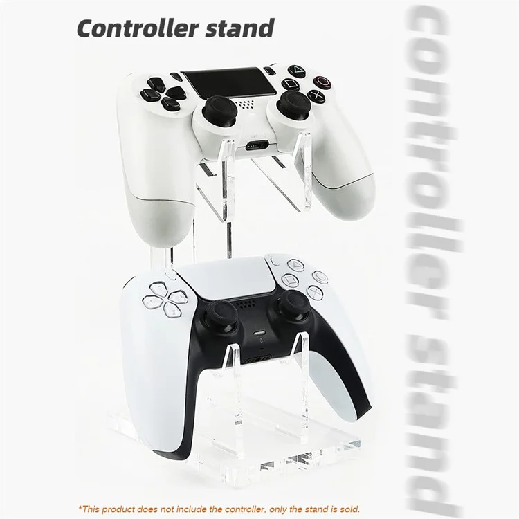For PS4 / Xbox One / Switch Game Controller Holder Desktop Gamepad Storage Holder - Transparent
