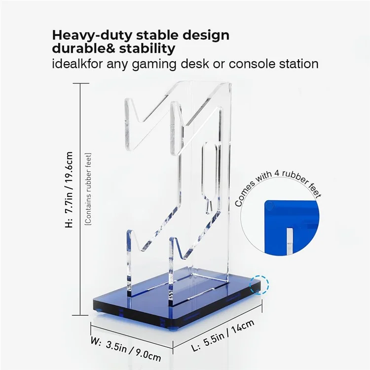 For PS4 / Xbox One / Switch Game Controller Holder Desktop Gamepad Storage Holder - Black