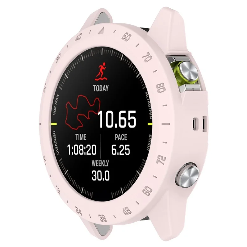 For Garmin MARQ (Gen 2) Anti-skrab urbeskyttelse i PC med skala - Lyserød