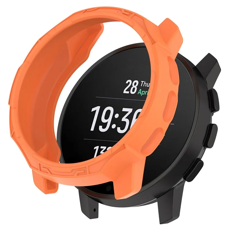 Para SUUNTO 9 Peak / 9 Peak Pro Anti-queda Caixa de Relógio TPU Estrutura de Proteção - Laranja