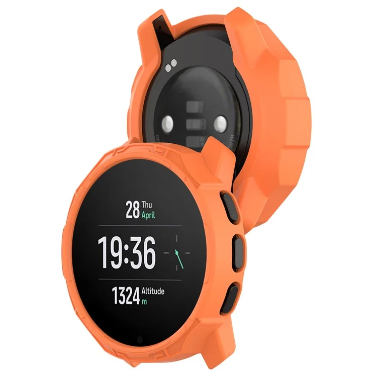 Para SUUNTO 9 Peak / 9 Peak Pro Anti-queda Caixa de Relógio TPU Estrutura de Proteção - Laranja