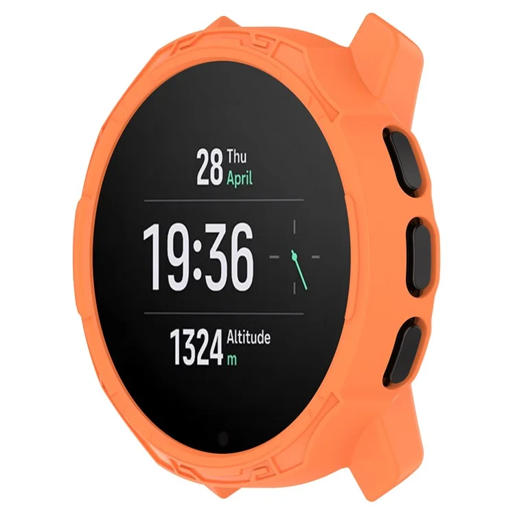 Para SUUNTO 9 Peak / 9 Peak Pro Anti-queda Caixa de Relógio TPU Estrutura de Proteção - Laranja