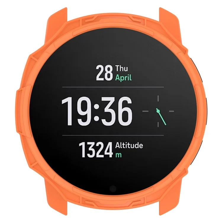 Para SUUNTO 9 Peak / 9 Peak Pro Anti-queda Caixa de Relógio TPU Estrutura de Proteção - Laranja