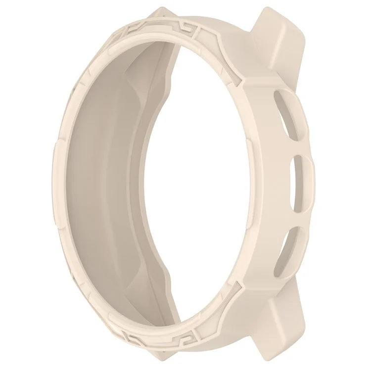 For SUUNTO 9 Peak / 9 Peak Pro Anti-drop Watch Case TPU Protective Frame - Beige