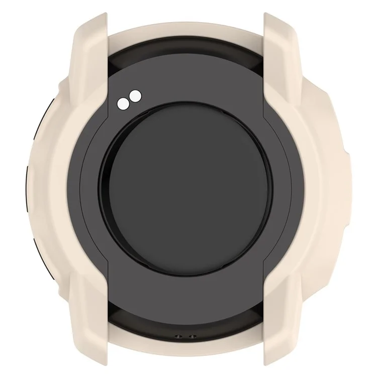 For SUUNTO 9 Peak / 9 Peak Pro Anti-drop Watch Case TPU Protective Frame - Beige
