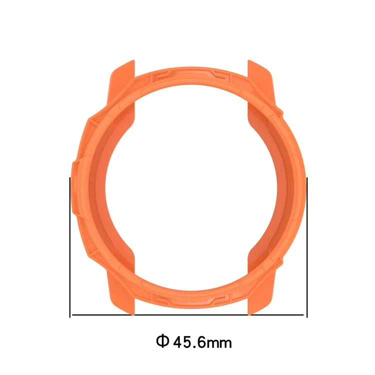 For SUUNTO 9 Peak / 9 Peak Pro Anti-drop Watch Case TPU Protective Frame - Beige