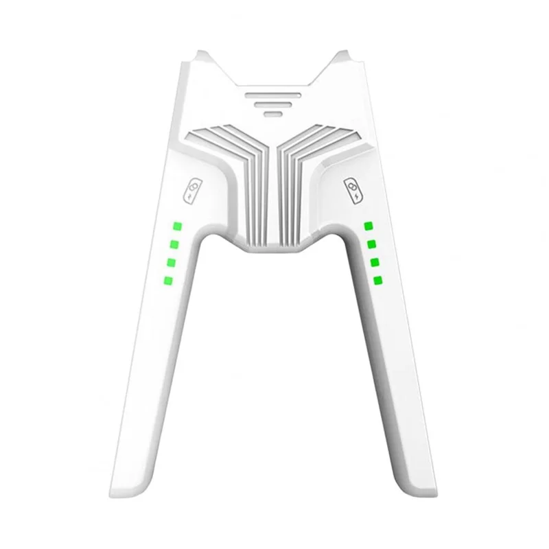 AOLION AL-NS2068 For Nintendo Switch OLED Joy-Con Controller Charging Grip ABS Handle with LED Indicator - White