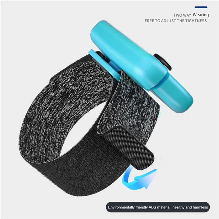 AOLION AL-NS2215 2Pcs for Nintendo Switch Joy-Con Controller Wrist Band Holder 360-degree Rotation Hand Strap - Red / Blue