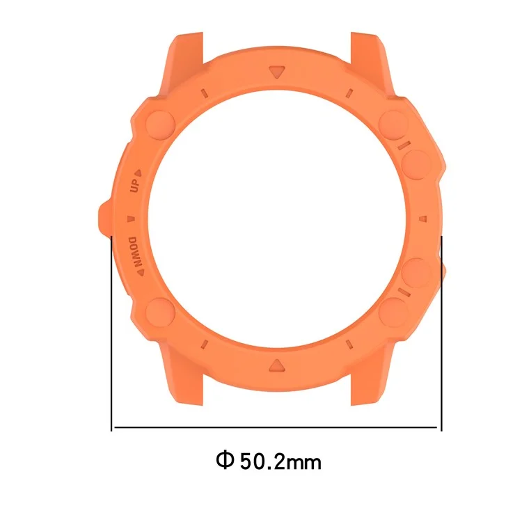 Para Huami Amazfit Falcon Soft TPU Protective Watch Case Hollow Rugged Protective Cover - Orange