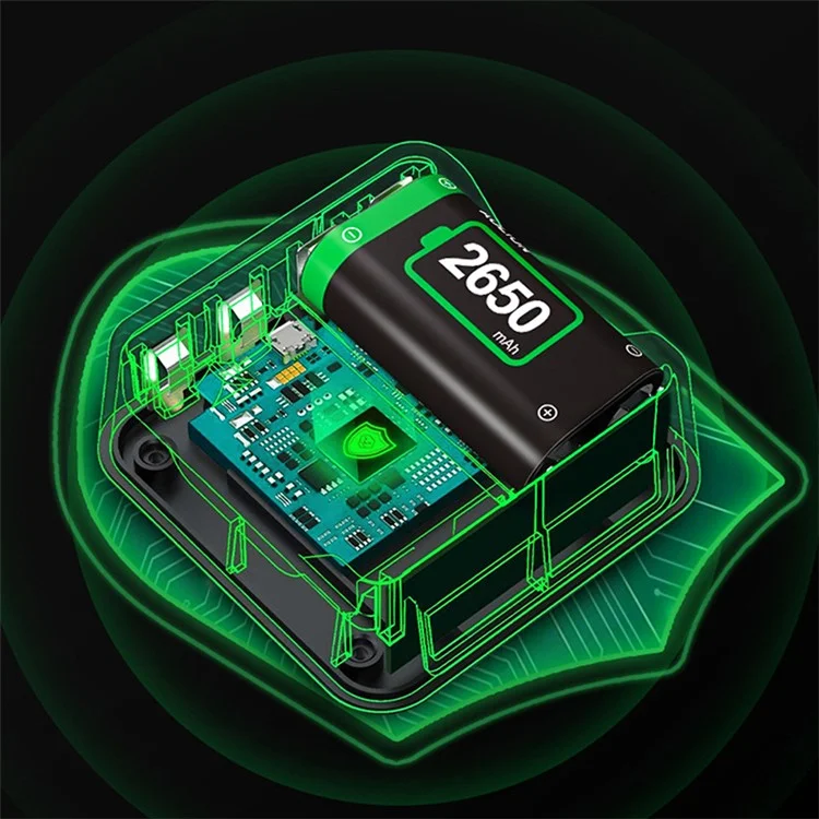 AOLION AL-XB2010 Cargador de batería de repuesto de 2650 mAh dual y estación de carga para mando de Xbox Series X