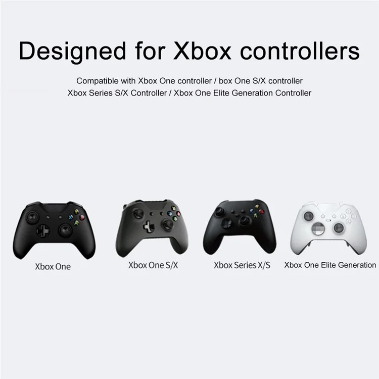 AOLION ALXB205201 For Xbox Game Controller Battery Charging Base with 4 1100mAh Batteries - Black