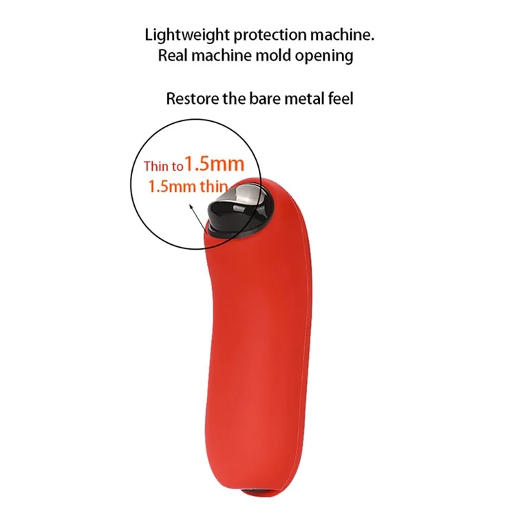 2 pezzi / Set Manicotti protettivi in silicone anti-graffio per Huawei VR Glasses Copertura accessori per impugnatura - Rosso