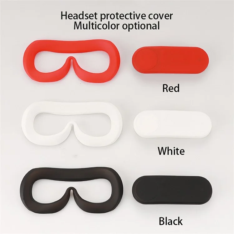 2 pezzi / Set Manicotti protettivi in silicone anti-graffio per Huawei VR Glasses Copertura accessori per impugnatura - Rosso