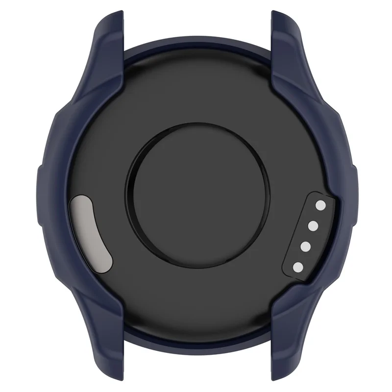 For Garmin vivomove Trend Drop-proof TPU Watch Case Hollow Bumper Frame Cover - Midnight Blue