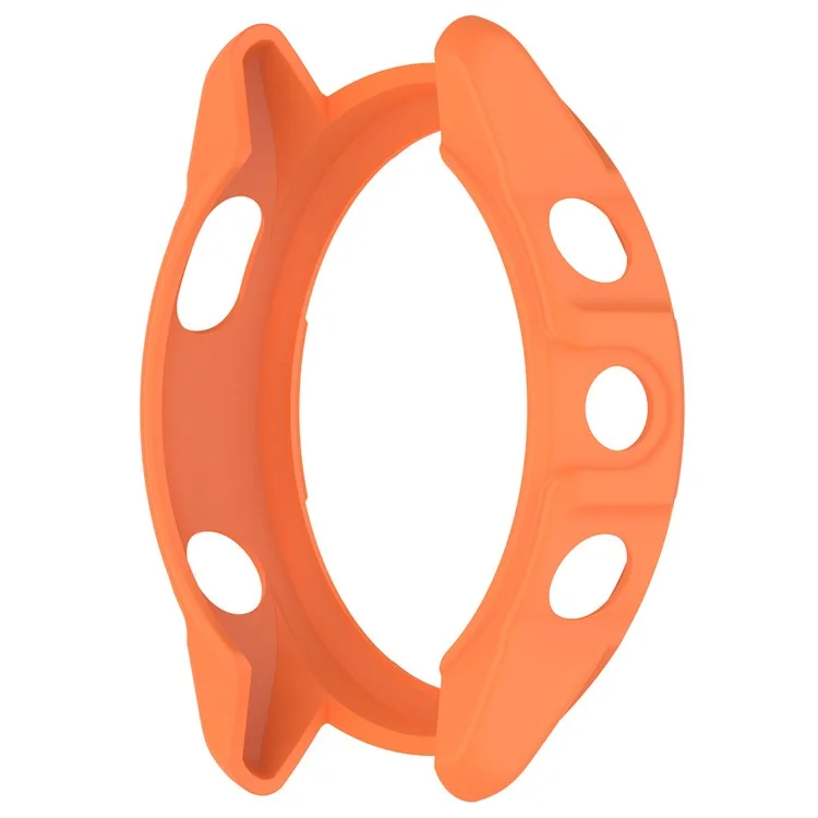Per Garmin Forerunner 265 Soft TPU Watch Case Shockproof Bumper Frame Cover - Arancione