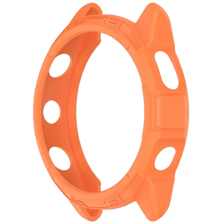 Per Garmin Forerunner 265S Anti-collision Soft TPU Watch Case Anti-drop Protective Frame - Arancione