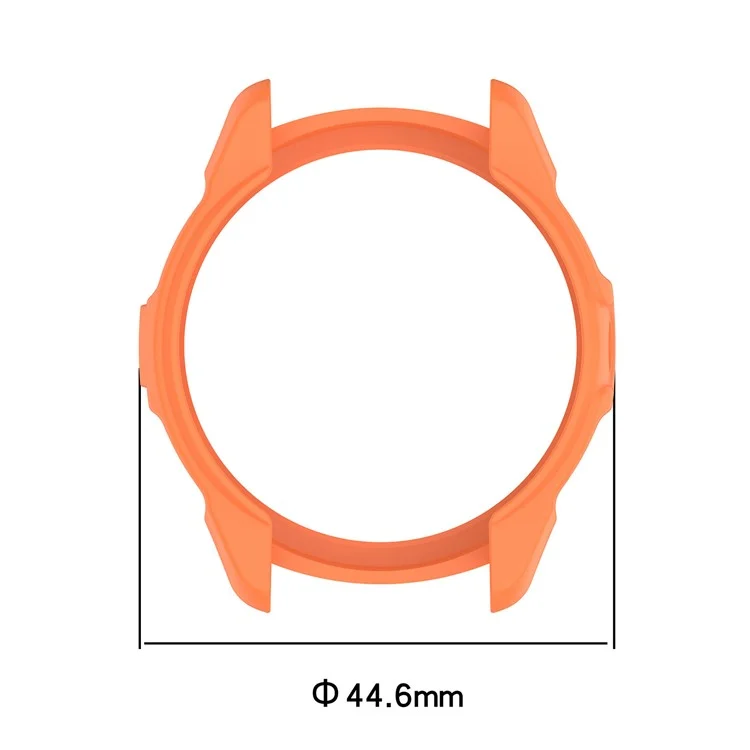 Per Garmin Forerunner 265S Anti-collision Soft TPU Watch Case Anti-drop Protective Frame - Arancione