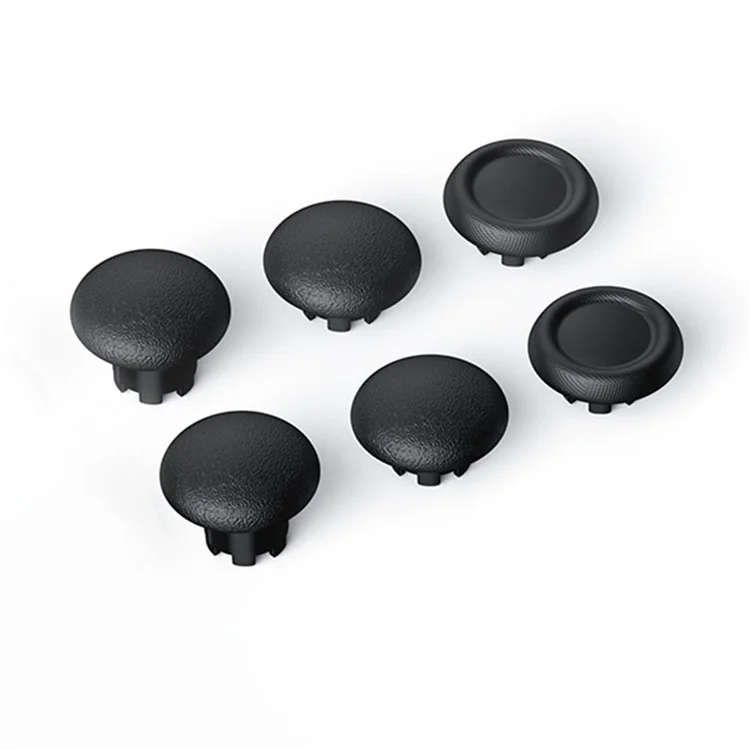 AOLION ALP5235 6Pcs Joystick Rocker Cover for PS5 Elite Gamepad Controller Thumbstick Grip Caps - Black