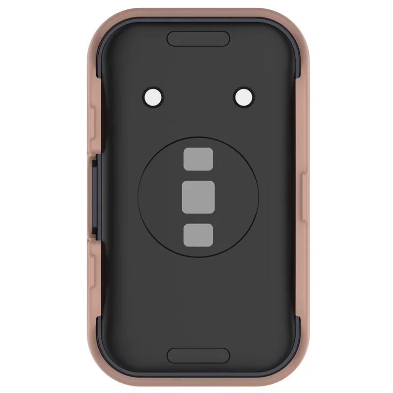 For Huawei Band 8 / Band 8 NFC / Band 9 / Band 9 NFC All Around Hard PC Watch Case Cover with HD Tempered Glass Film - Pink