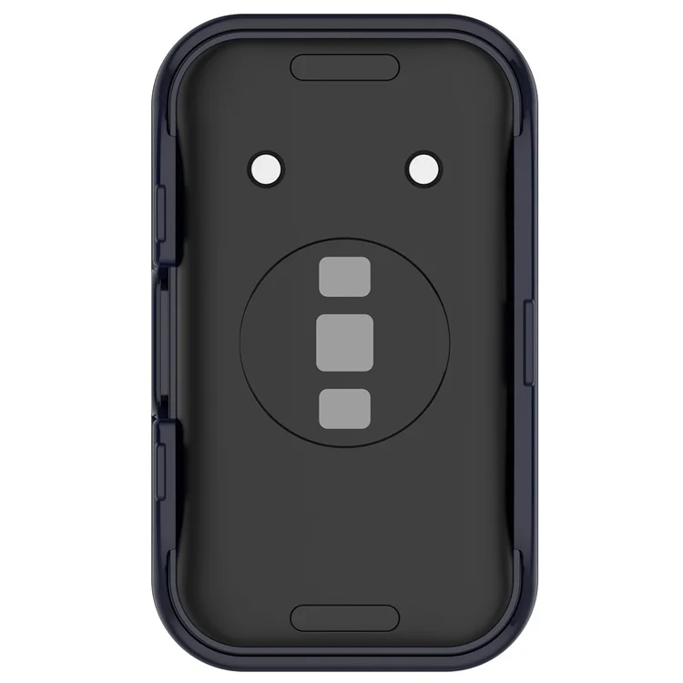 For Huawei Band 8 / Band 8 NFC / Band 9 / Band 9 NFC All Around Hard PC Watch Case Cover with HD Tempered Glass Film - Ink Blue