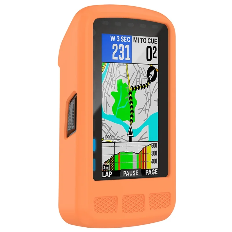WFCC4 Silicone Case for Wahoo Element Roam Protective Cover Case Lightweight Cycling Accessories - Orange