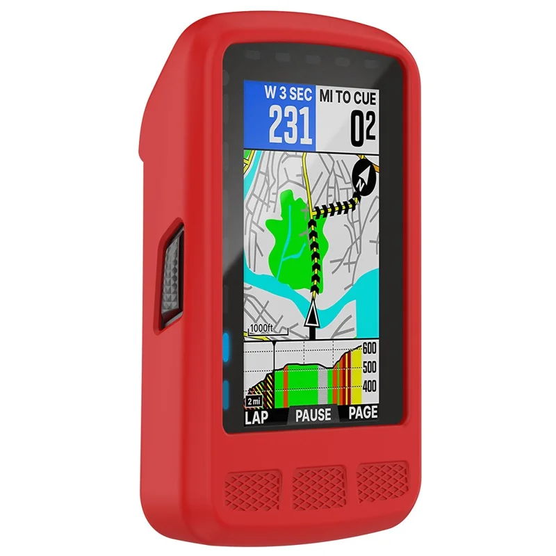 WFCC4 Silicone Case for Wahoo Element Roam Protective Cover Case Lightweight Cycling Accessories - Red