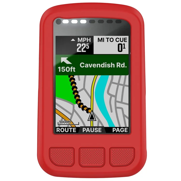 WFCC5 Protective Case for Wahoo Elemnt Bolt V2 Silicone Cover Lightweight Cycling Accessories - Red