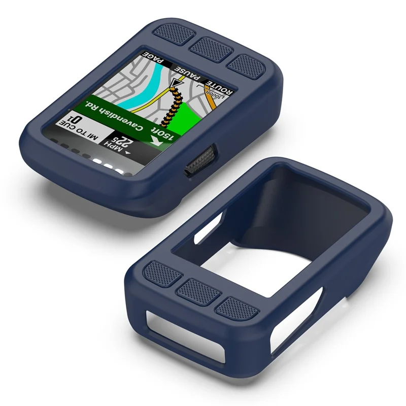 WFCC5 Protective Case for Wahoo Elemnt Bolt V2 Silicone Cover Lightweight Cycling Accessories - Midnight Blue