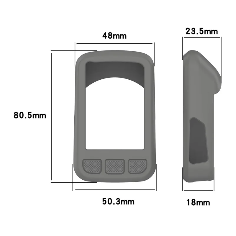 WFCC5 Protective Case for Wahoo Elemnt Bolt V2 Silicone Cover Lightweight Cycling Accessories - Midnight Blue