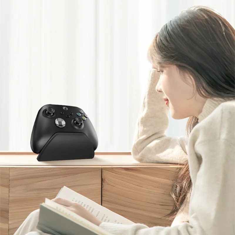 AOLION AL-XB2019 For Xbox One / One Slim / One X / Series S X Gamepad Mount ABS Game Controller Desktop Display Stand - White