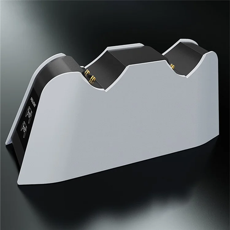 AOLION ALP500701 Dual Slot Fast Charging Dock for Sony PS5 DualSense Edge Controller Charger with LED Indicator
