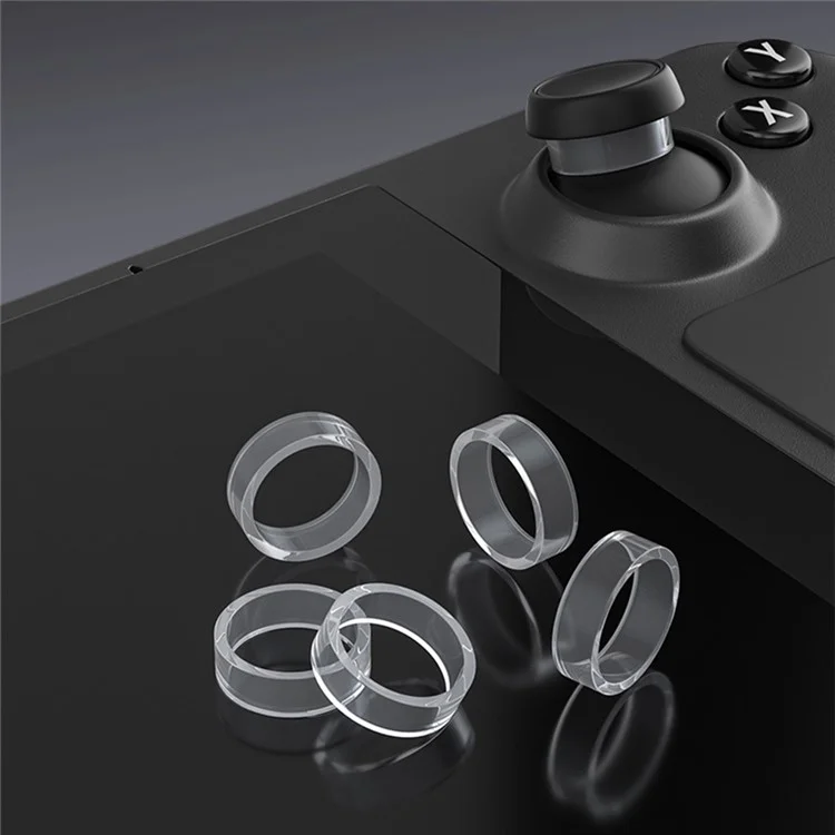 AOLION WG-014004 4Pcs Cubierta de Silicona para Joystick de Steam Deck Game Controller Anillo Protector