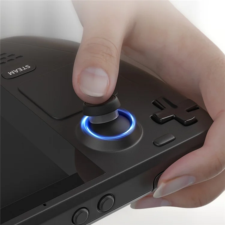 AOLION WG-014004 4Pcs Cubierta de Silicona para Joystick de Steam Deck Game Controller Anillo Protector