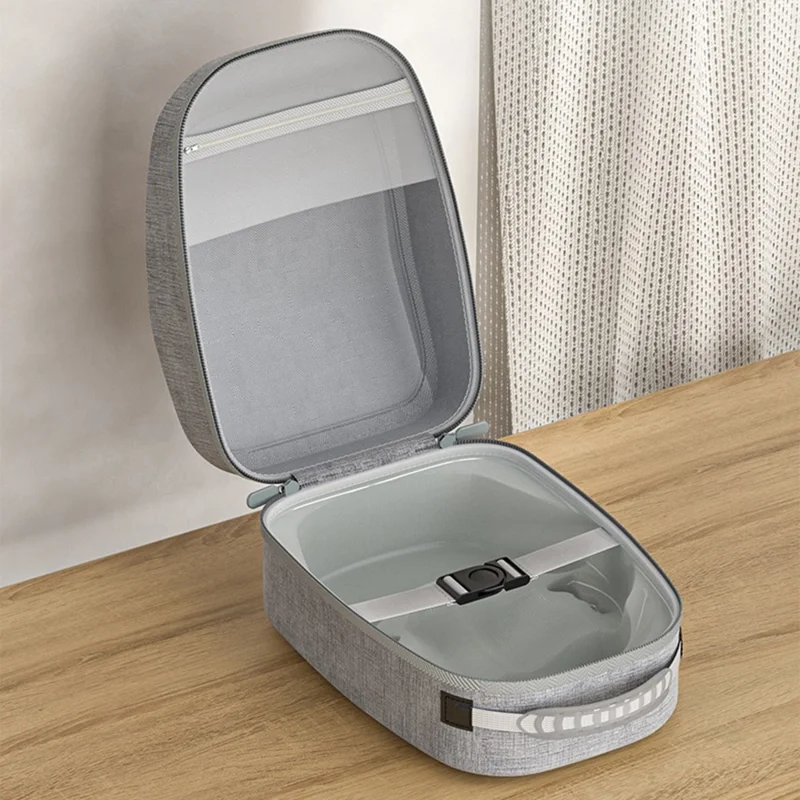 AOLION WG-006057 Carrying Case for PS VR2 Hard EVA+Oxford Cloth Storage Bag - Grey